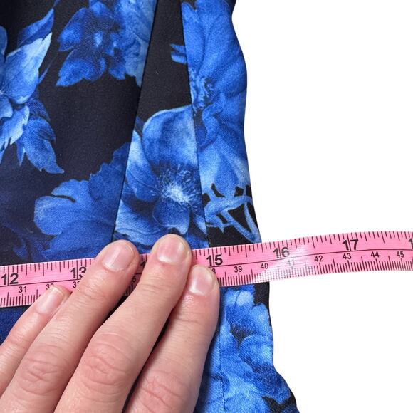 NEW Alice + Olivia Blue Floral Blazer - Picture 9 of 11